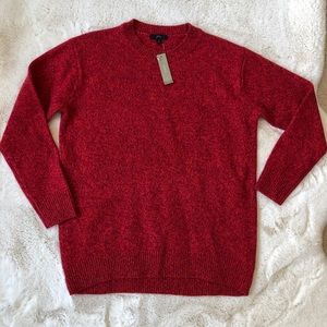J Crew Merino Wool Boyfriend Crew Sweater